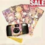 クラシカルフラワー 写ルンですカバー　 5枚セット　金箔入り