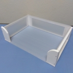 ≪hirerinrin様ご注文分≫●ワンコseriesトイレ【ダブルｻｲｽﾞORDER】ホワイト. 700×500×200mm. 入口高2.5mm.犬．簡単組立式.シンプル●
