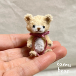 ミニチュア モールアート チビくま テディベア モールベア Tamubear