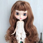 再742※生成りの編み上げリボンのコンビネゾン オールインワン※ブライスアウトフィット※1/6ドール服