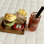 ミニチュア ハンバーガーセット