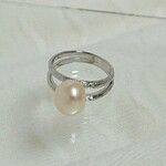 ☆SV925　バロック真珠　9~16号まで可能　シャンパンカラー　大ぶり　11㎜　boîte à bijoux【№.2104081】