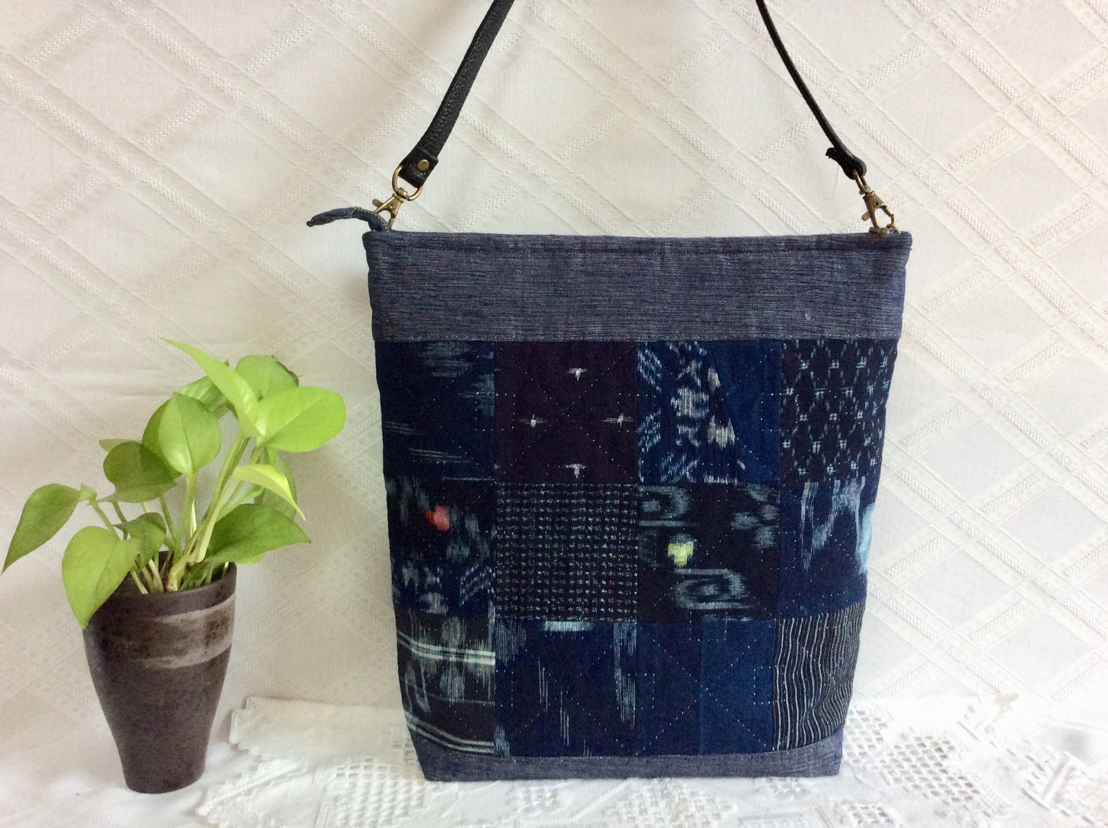 専用まとめ商品。刺し子　絣　古布　パッチワークハンドメイド巾着 専用まとめ商品。刺し子 絣 古布 パッチワークハンドメイド巾着