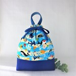お着替え袋（体操服入れ）3つのサイズから選べます　サイズオーダーも可能です　★さかな★