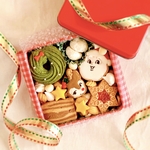【クリスマス限定】クリスマス サンタさんとトナカイのクッキー缶