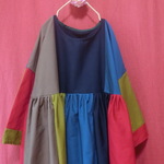 カラフルゆるふわワンピース mix