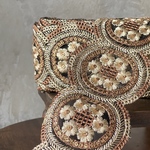 [実物のお色味と違う場合があります] インド刺繍リボン　花　インド刺繍　スパンコール　刺繍リボン　リボン　りぼん　※10月8日よりゆうパケットにて発送