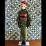 momokodollサイズ　ミリタリーの着物セット