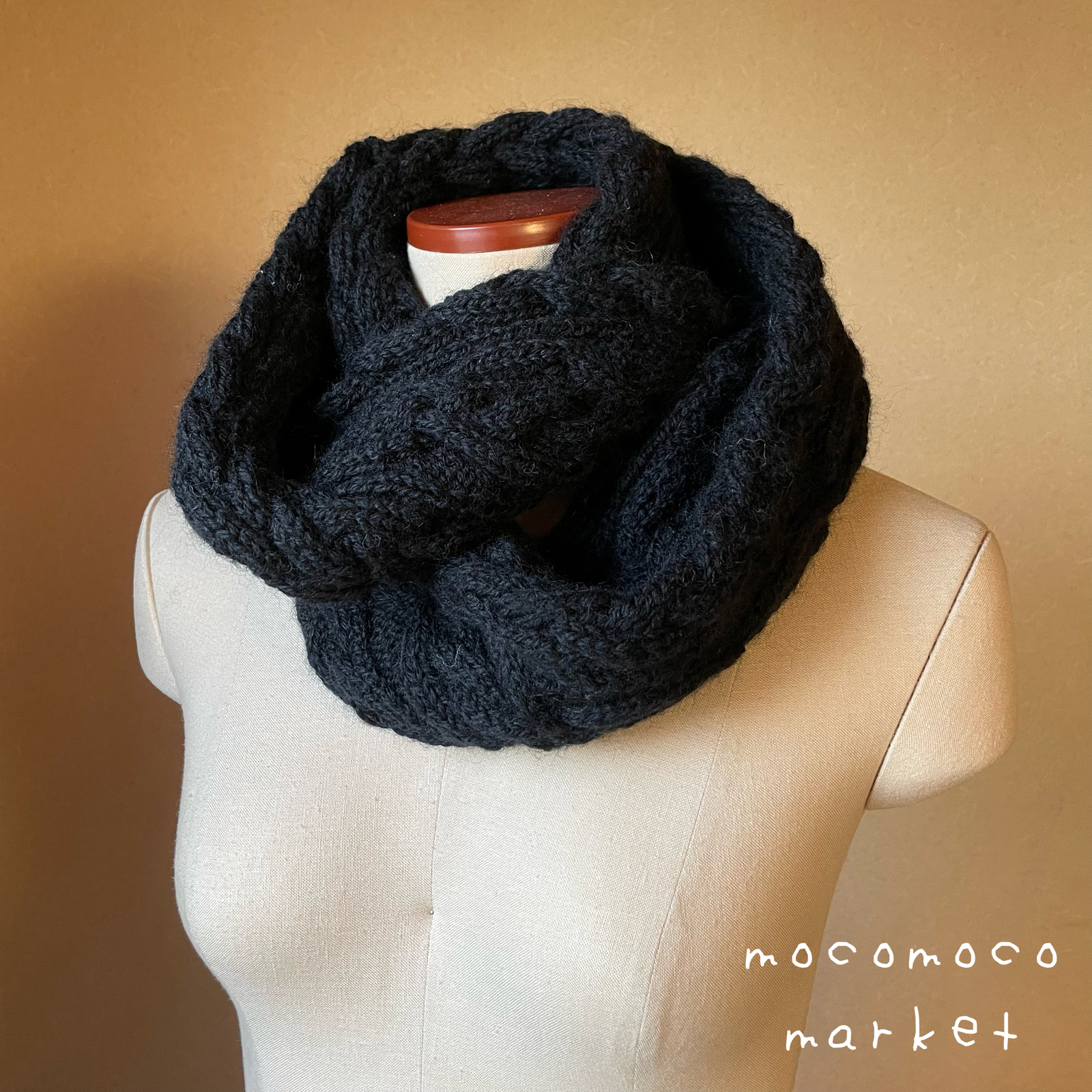 ハンドメイド 手編みのスヌード マフラー - mocomoco market | minne