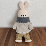 【送料無料】もこもこうさぎのぬいぐるみ