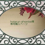 hotarun ahomiya様　専用購入ページ