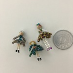 ビーズドール♡すごく小さいミニチュアドール♪綺麗めドレス