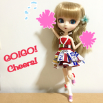 ドールアウトフィット☆summer　チアリーダー風セットアップ