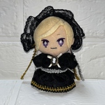ぬい服　ゴスロリ風ワンピース＋ヘッドドレス　2点セット　Cタイプ