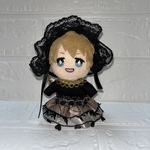 ぬい服　ゴスロリ風ワンピース＋ヘッドドレス　2点セット　Bタイプ