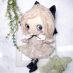 ビブカラーのワンピース＊【イーマリーちゃんサイズ】