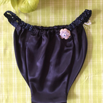 ふんどしパンツ シルク ネイビー