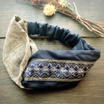 【受注製作】クロスヘアバンド【インド刺繍リボン】