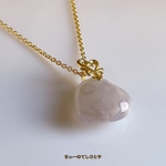 🆕1点物‼︎再販！ハート♡桜瑪瑙ペンダントトップ