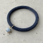 【ビーズクロッシェバングル】Silence 