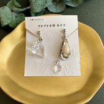 牡蠣✖️氷の涼しげピアス/イヤリング