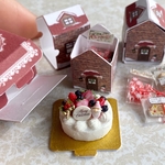 ミニチュア＊クリスマスケーキセット