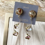 antique flower イヤリング