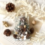 ❄︎クリスマス❄︎ナチュラルミニツリー❄︎壁飾り　小　