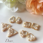 再入荷♡選べる☆イニシャルモチーフピアス/イヤリング