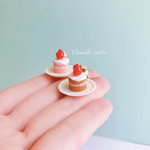 キャンドルケーキ ミニチャーム🫖🧁クリスマス スイーツ