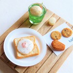 喫茶カルフののんびりランチプレート　ミニチュア