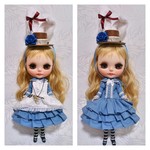 ブライス お洋服  アリス風うさみみセット