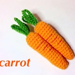にんじん🥕 編みぐるみ  2 本