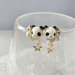 星パンダピアス/イヤリング