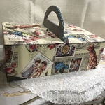 カルトナージュ　ヴィクトリアン　お道具箱