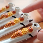 ずらっと焼きたて菓子パンペン ミニチュアフード ボールペン