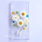 押し花ブーケのiPhone5.5s.5se （スマホ）