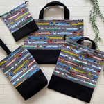 NEW＊男の子用＊入園入学グッズ。電車、新幹線＊レッスンバッグ＊シューズ入れ＊体操服入れ＊歯ブラシコップ入れ＊ナップサックに変更も可能♪