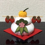 ちりめん細工・鏡餅飾り