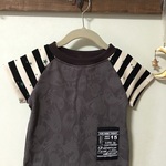 モンスター柄ボーダーTシャツ　80ｃｍ