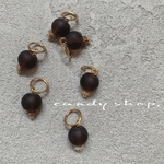 6pcs ピクチャージャスパー　mini charm  gold