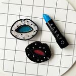 Tell a lie W brooch and hair clip(No.5041)