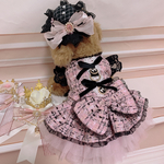 カップルコーデ♡ブラックピンクのツイードワンピース＆ベスト