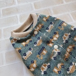 犬服M 男の子用 車 ジャズネップ バックオープン(背中開き)✨送料無料✨