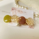 【12/1先行予約販売】クリスマス数量限定　お花のバレッタ