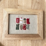刺繍クリスマスフレーム  モチーフ
