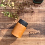 "サーモスタンブラー"本革カバー＜CAMEL＞ 保冷機能付き THERMOS 350mlカバー☆ 取っ手無しタイプ