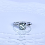 ❇︎ 天然石 ❇︎ グリーンアメジストのリング  2月の誕生石　Minette☆ RING071  ❇︎ フリーサイズ 指輪 ❇︎