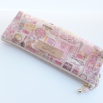 LIBERTY　Forget me nots　フォーゲット・ミー・ノッツ　11P　ビニコのマチ付クリアポケットペンケース