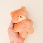 手乗りくまさん　ねんね　セピア